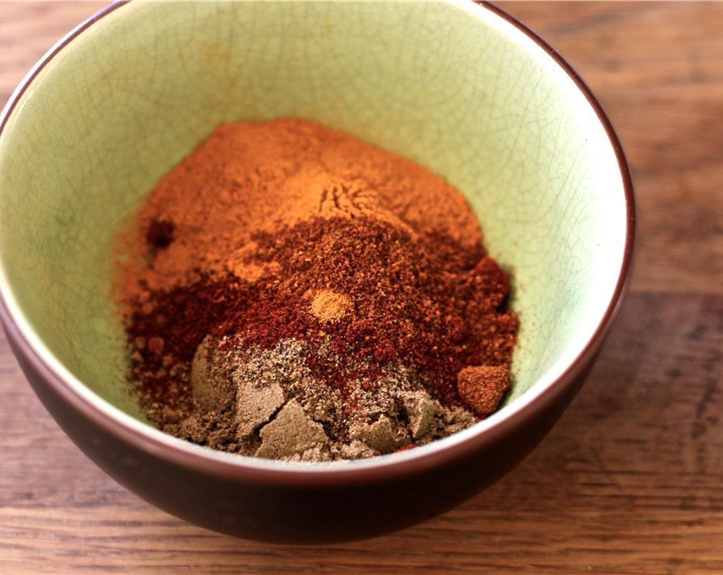 step 1 Measure out the spices: Ground Coriander (1 Tbsp), Cayenne Pepper (1/4 tsp) Garam Masala (1/2 tsp), Smoked Paprika (1 tsp), and Ground Turmeric (1 tsp) and put them in a small bowl.