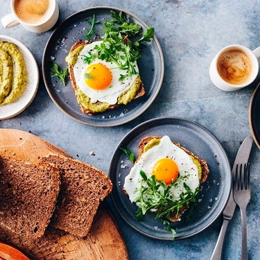 Open-Faced Pesto Egg Sandwich Recipe | SideChef
