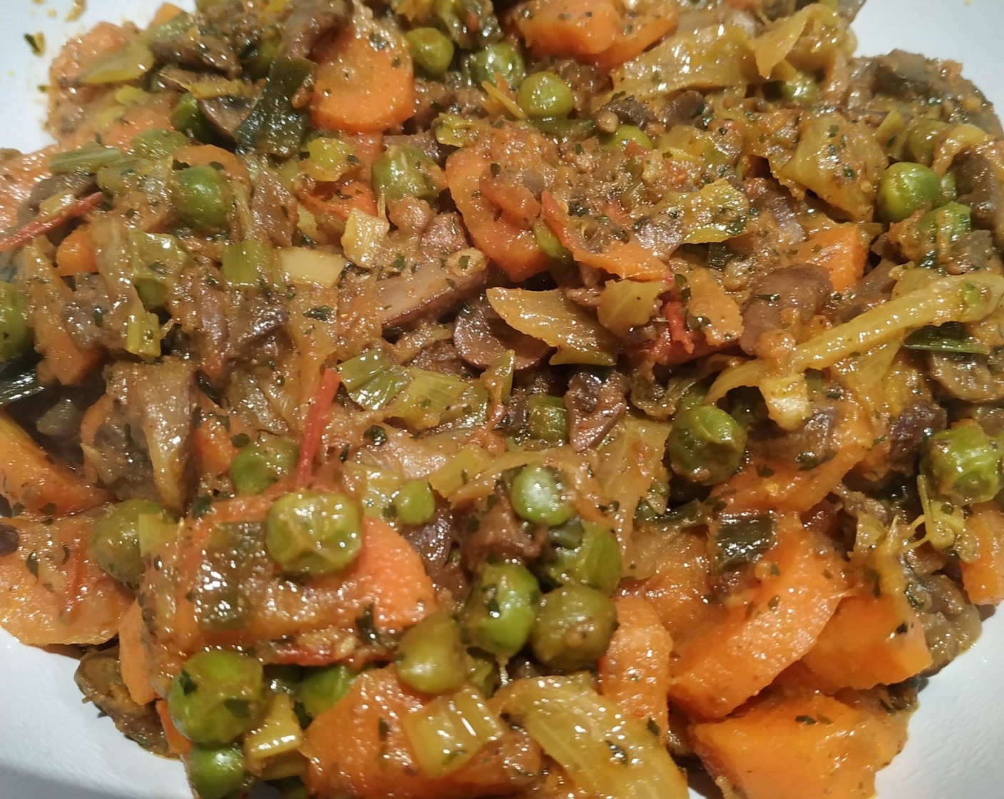 Butter Garlic Mushroom Vegetable Mix