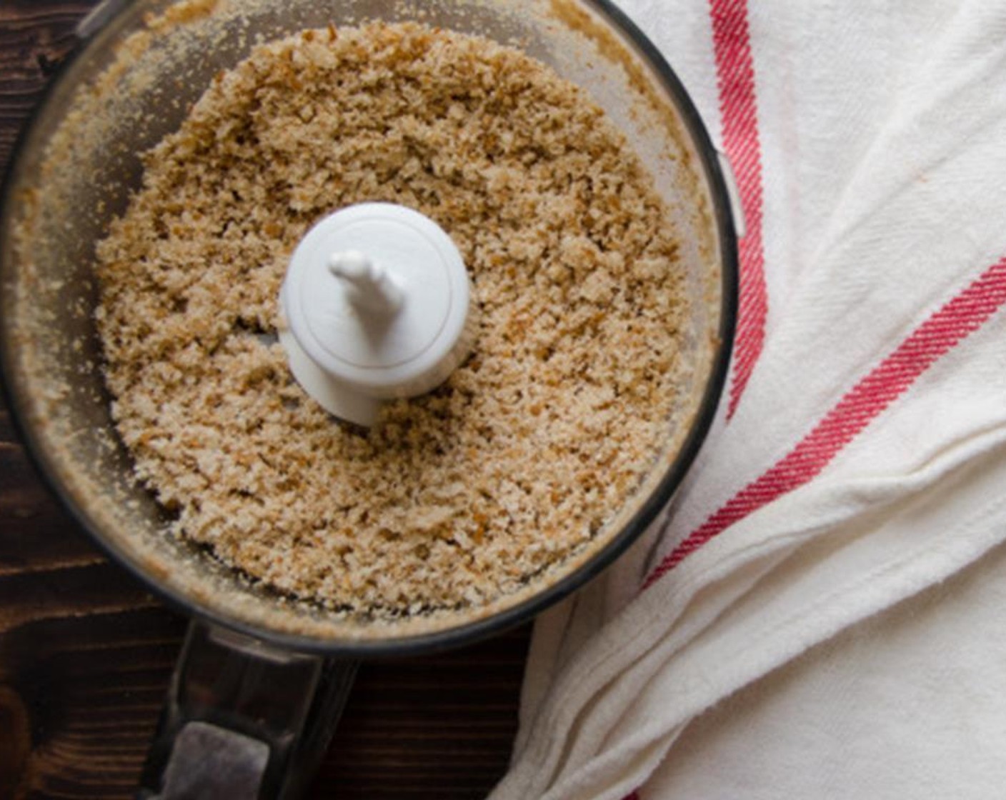 step 7 Place the Whole Wheat Bread (2 slices) in the bowl of a mini prep food processor and pulse until you have fine bread crumbs. Add the Fresh Parsley (1/2 cup) and pulse several times until parsley is chopped and well combined with the bread crumbs.