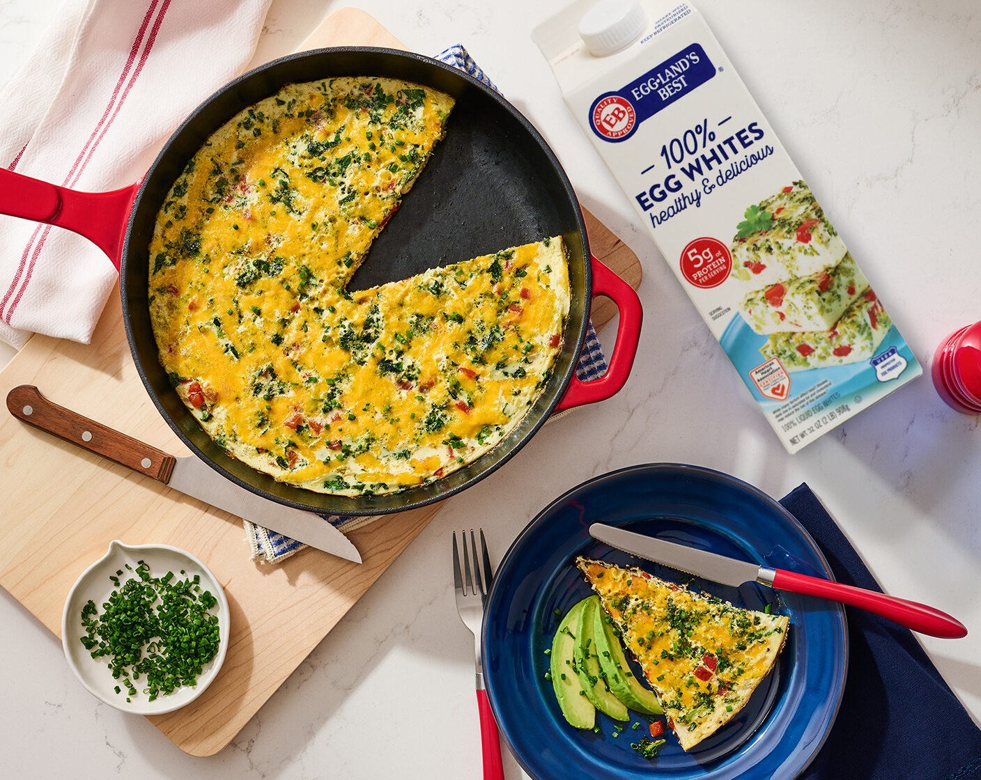 Heart-Healthy Egg White Frittata