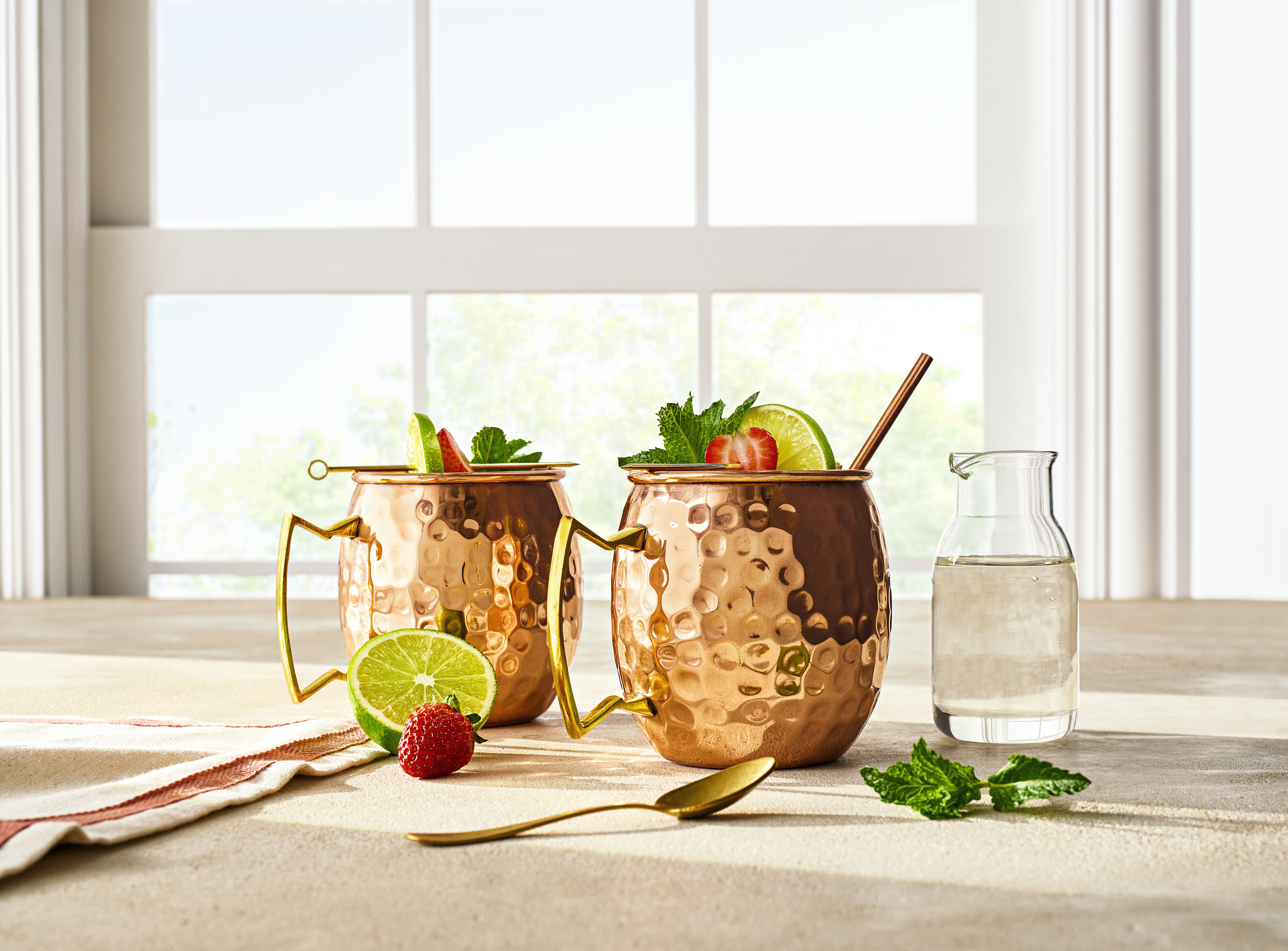 Strawberry Moscow Mule Mocktail Recipe | SideChef