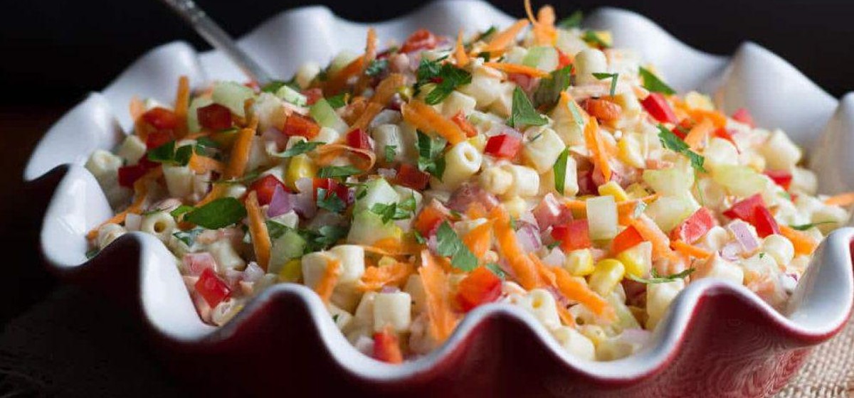 Easy Summer Rainbow Pasta Salad Recipe | SideChef