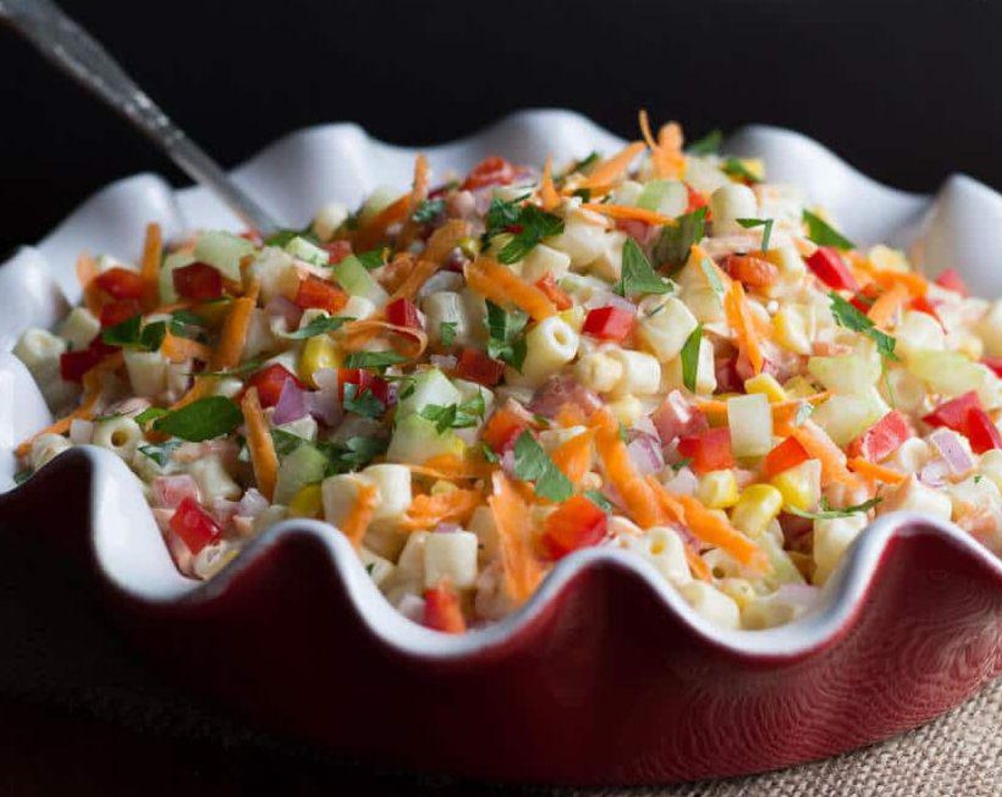 Easy Summer Rainbow Pasta Salad