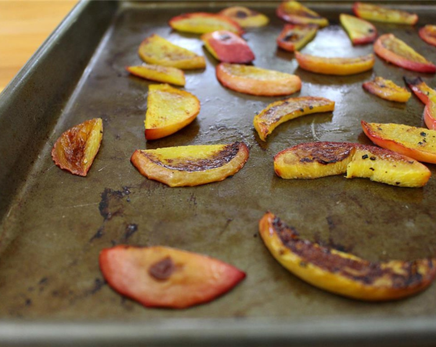 step 3 Place on a baking sheet and roast for about 7 minutes.