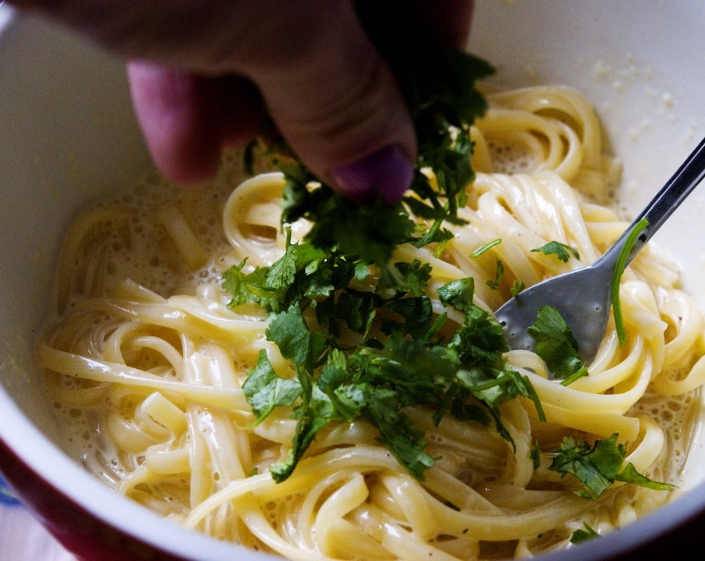 step 7 Sprinkle Fresh Parsley (2 Tbsp) on top.