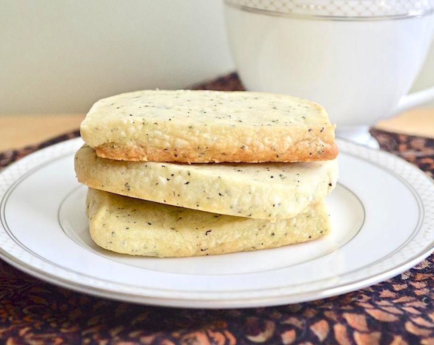 Earl Grey Shortbread Cookies