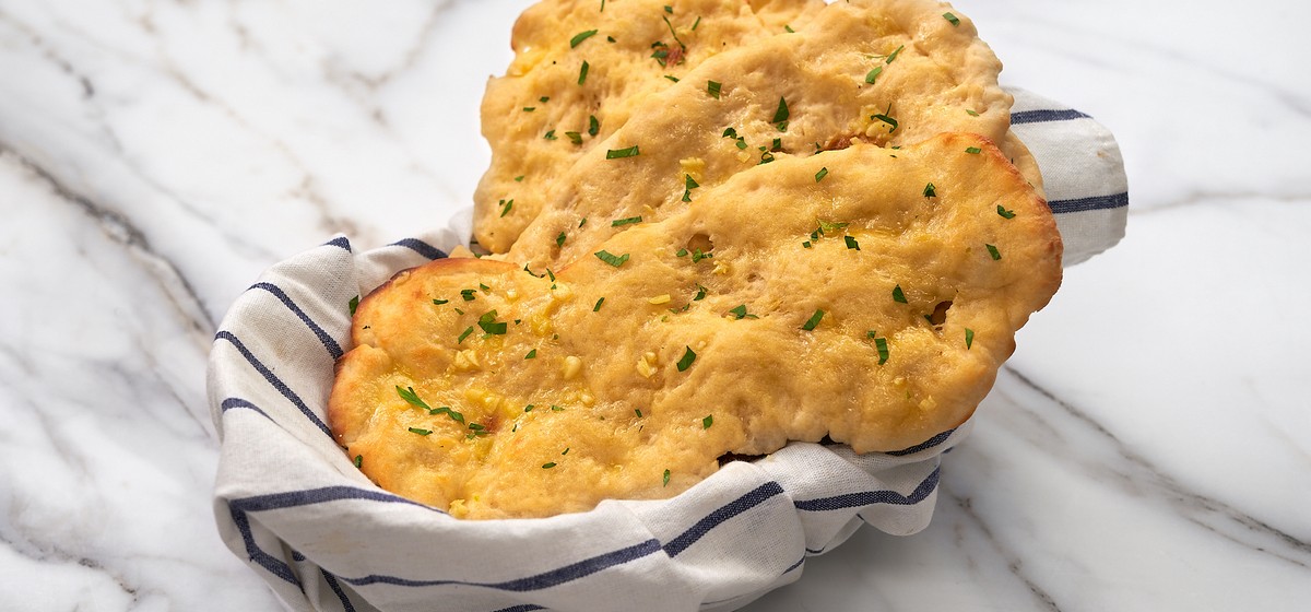 Garlic Naan Recipe | SideChef