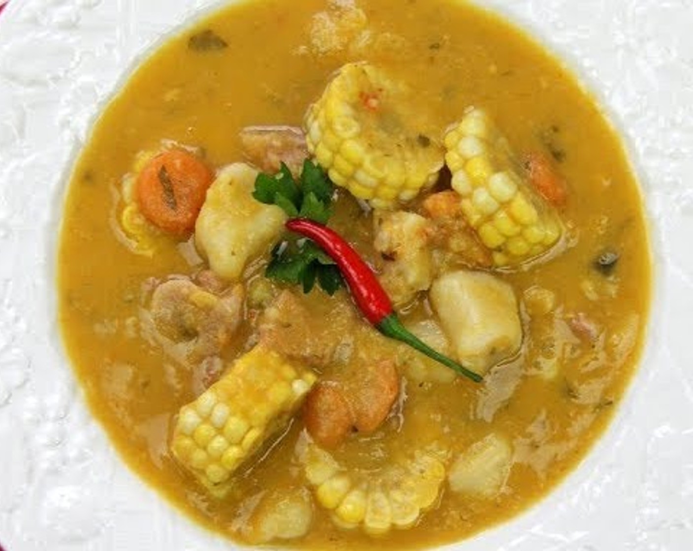 Caribbean Corn Soup
