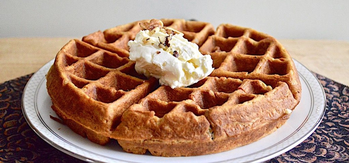 Carrot Cake Waffles Recipe | SideChef