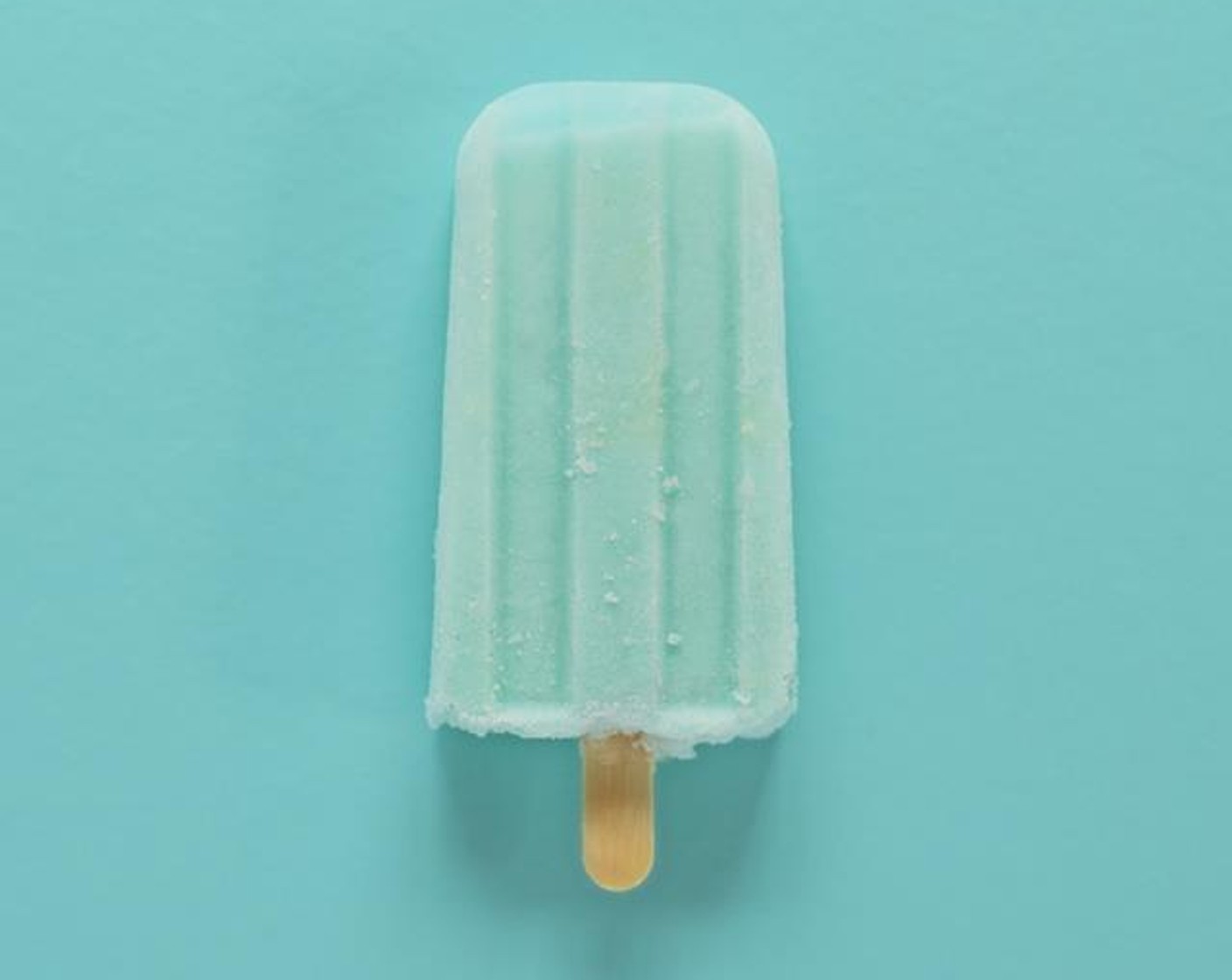 Blue Curaçao Piña Colada Popsicle