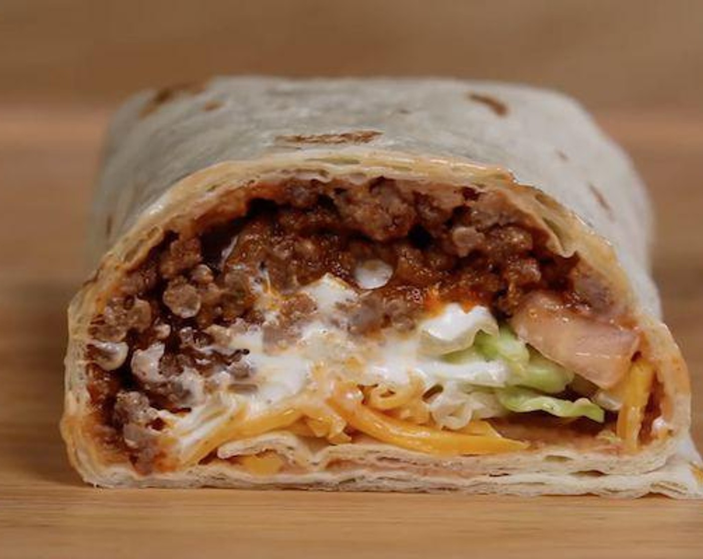 Homemade Taco Bell's Burrito Supreme