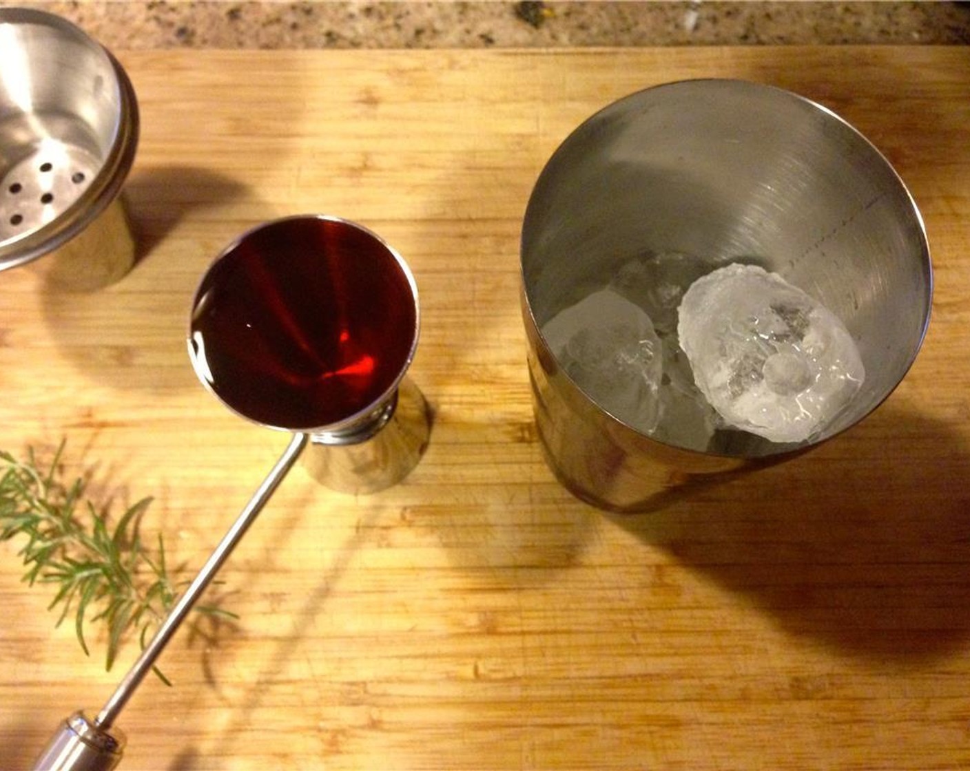 step 8 Add Campari (1 fl oz).