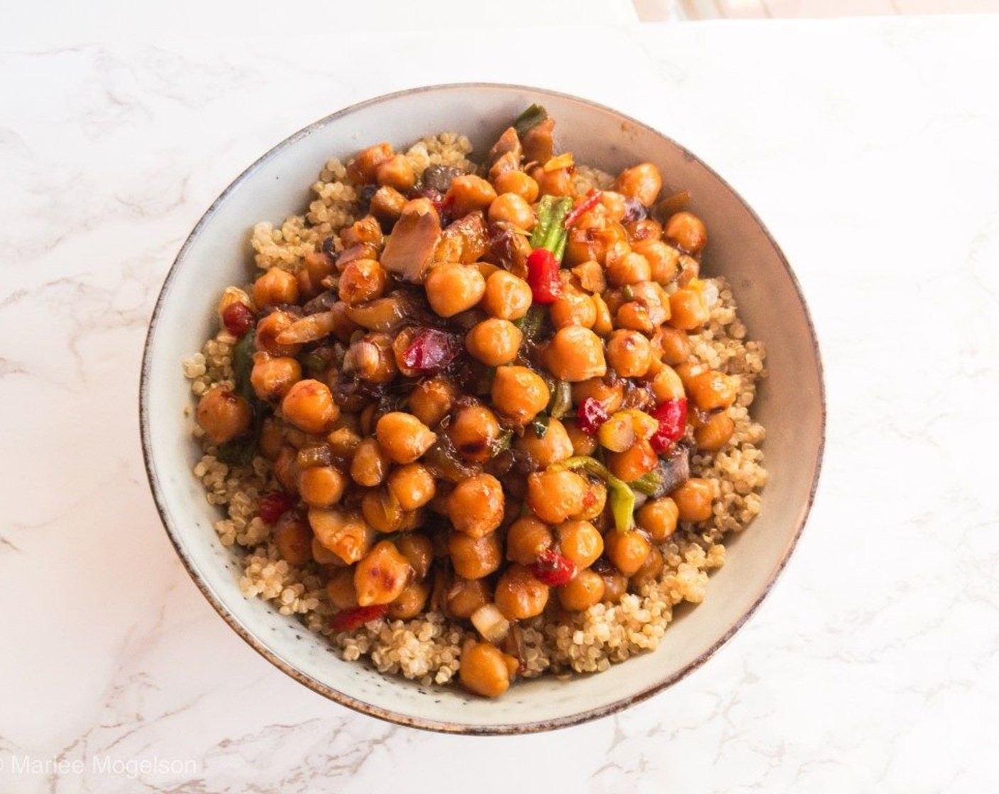 Vegan Ginger Mango Chickpeas