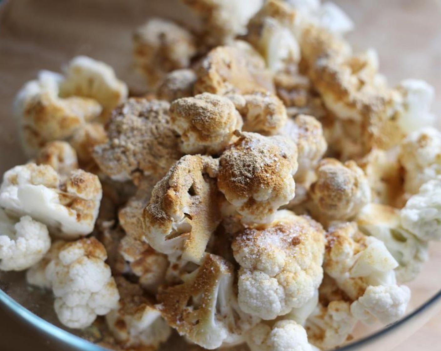 step 2 In a medium bowl, combine the cauliflower florets, Rice Wine (2 Tbsp), Ground Ginger (1 Tbsp), Salt (1 tsp), and Ground White Pepper (1/2 tsp).