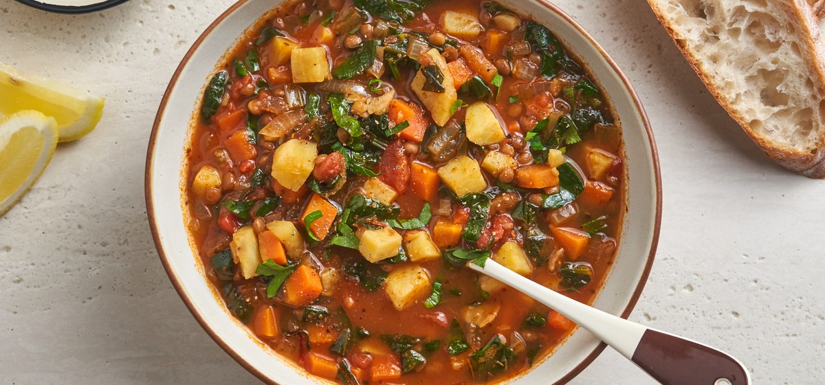 Vegan Lentil Stew Recipe | SideChef