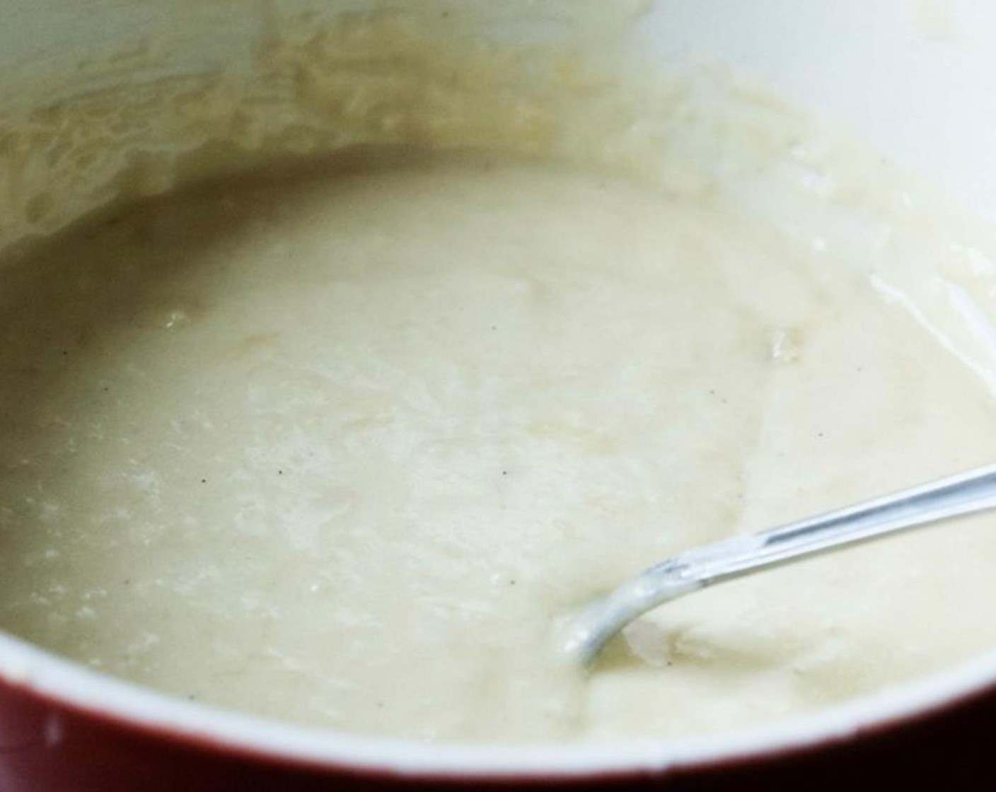 step 4 Add the All-Purpose Flour (1 1/2 cups), Granulated Sugar (2 Tbsp), Unsweetened Coconut Flakes (1/3 cup), and Baking Powder (1 tsp). Stir until just combined.