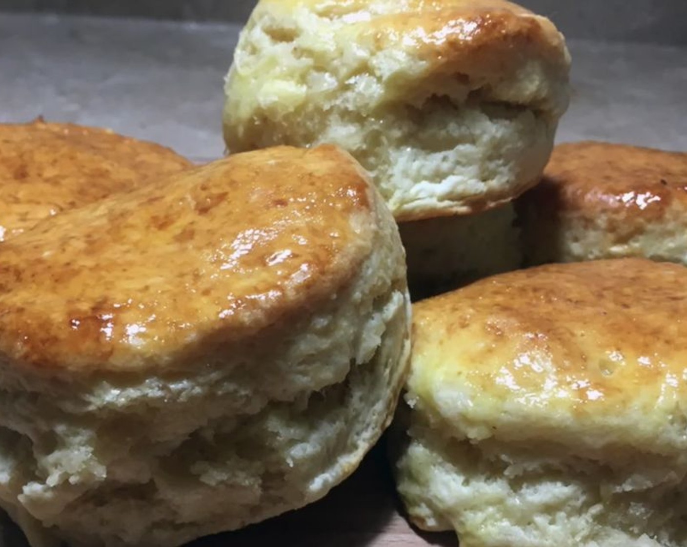 Fluffy Honey Buttermilk Biscuits