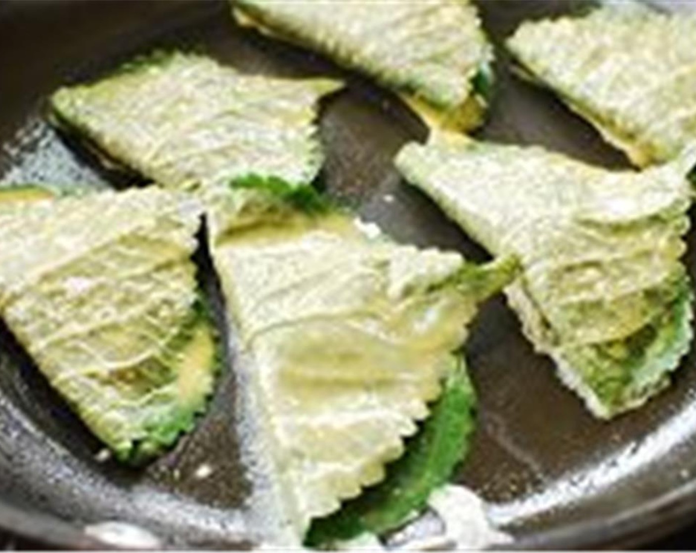 step 8 Cook for 2 to 3 minutes each side, adding a teaspoon or two of oil, until slightly golden without browning. Repeat until all the pieces are pan-fried.