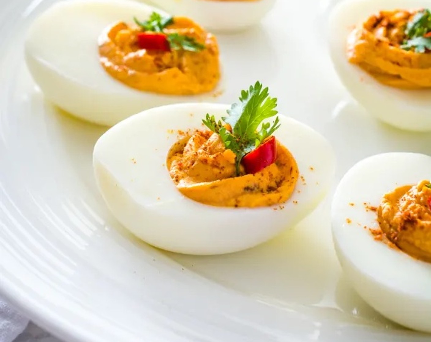 Thai Red Curry Deviled Eggs