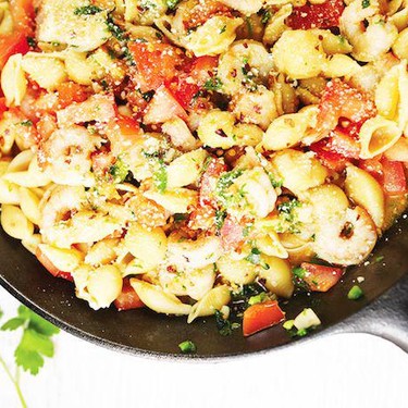 Spicy Shrimp Pasta Skillet Recipe | SideChef