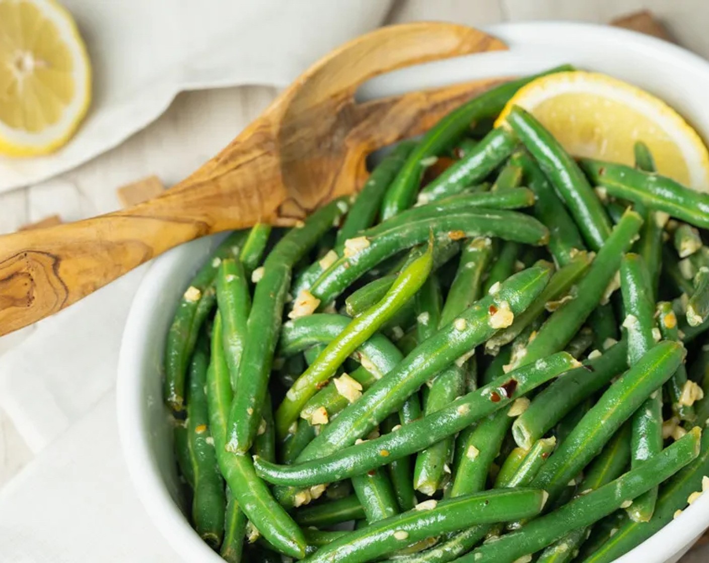 step 5 Add cooked beans and toss until evenly coated with butter sauce. Serve immediately.