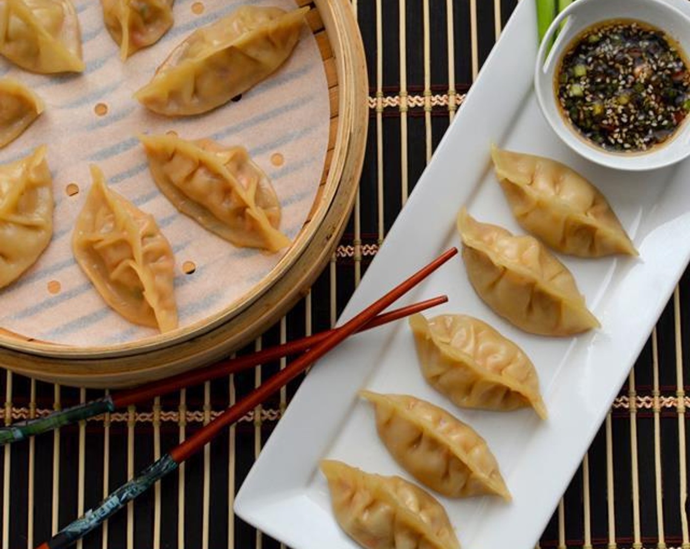 Lemongrass Chicken Potstickers