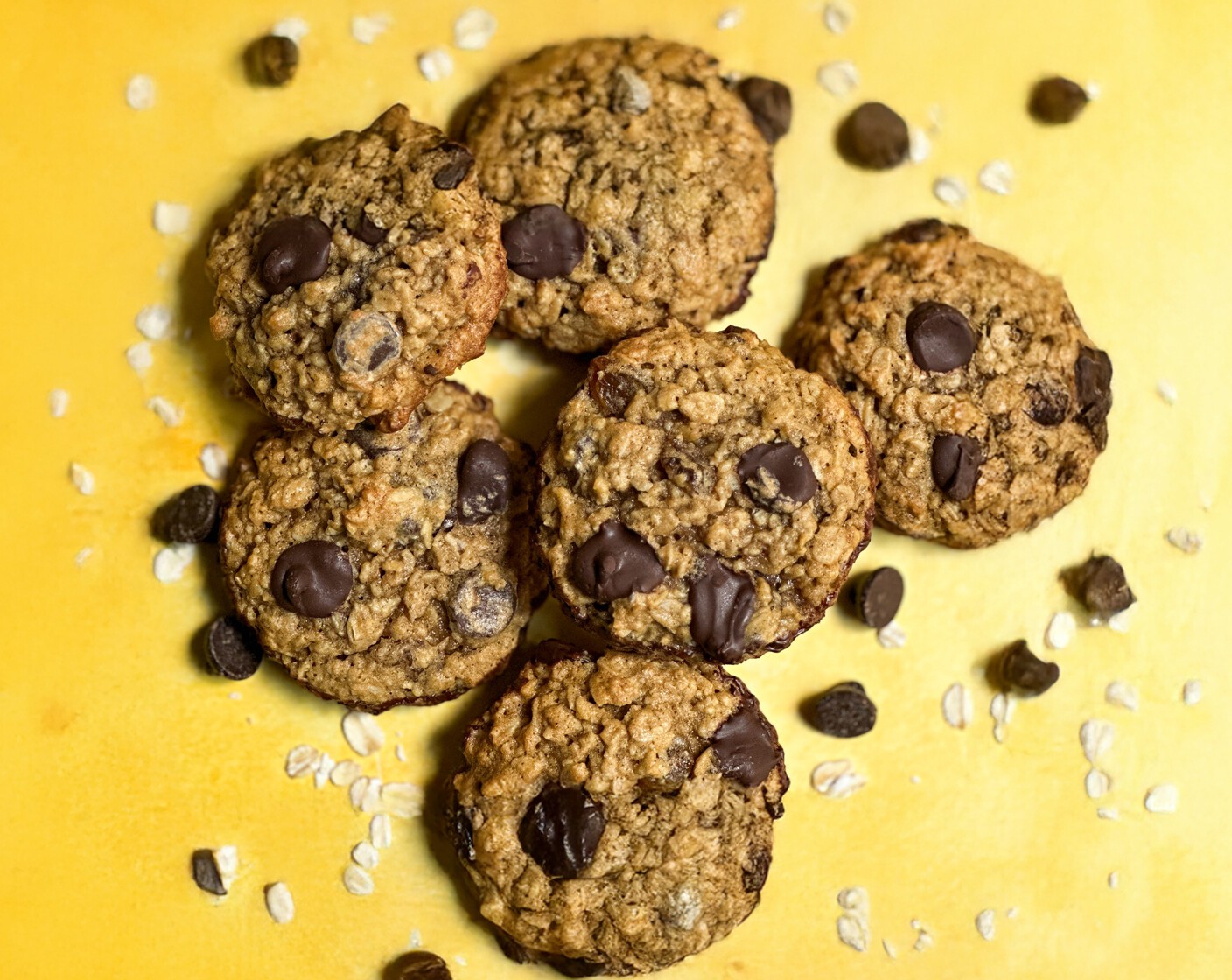 After School Snack: Oatmeal-Chocolate Chip Cookies