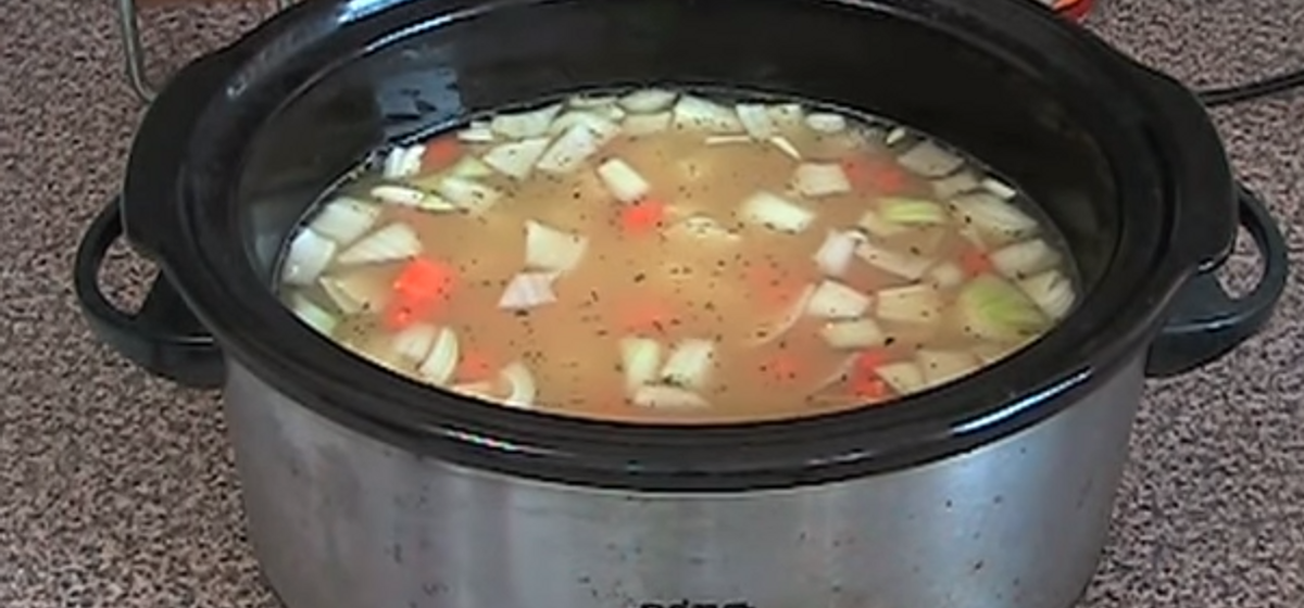 Slow Cooker Winter Vegetable Soup Recipe SideChef