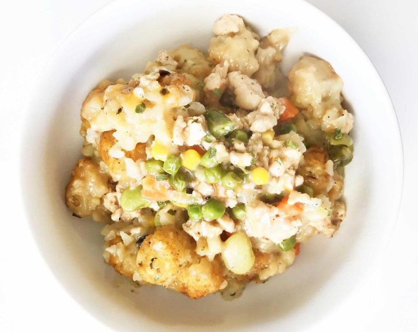 Healthified Tater Tot Casserole