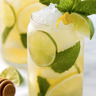 Lemon-Lime Iced Green Tea with Mint Recipe | SideChef