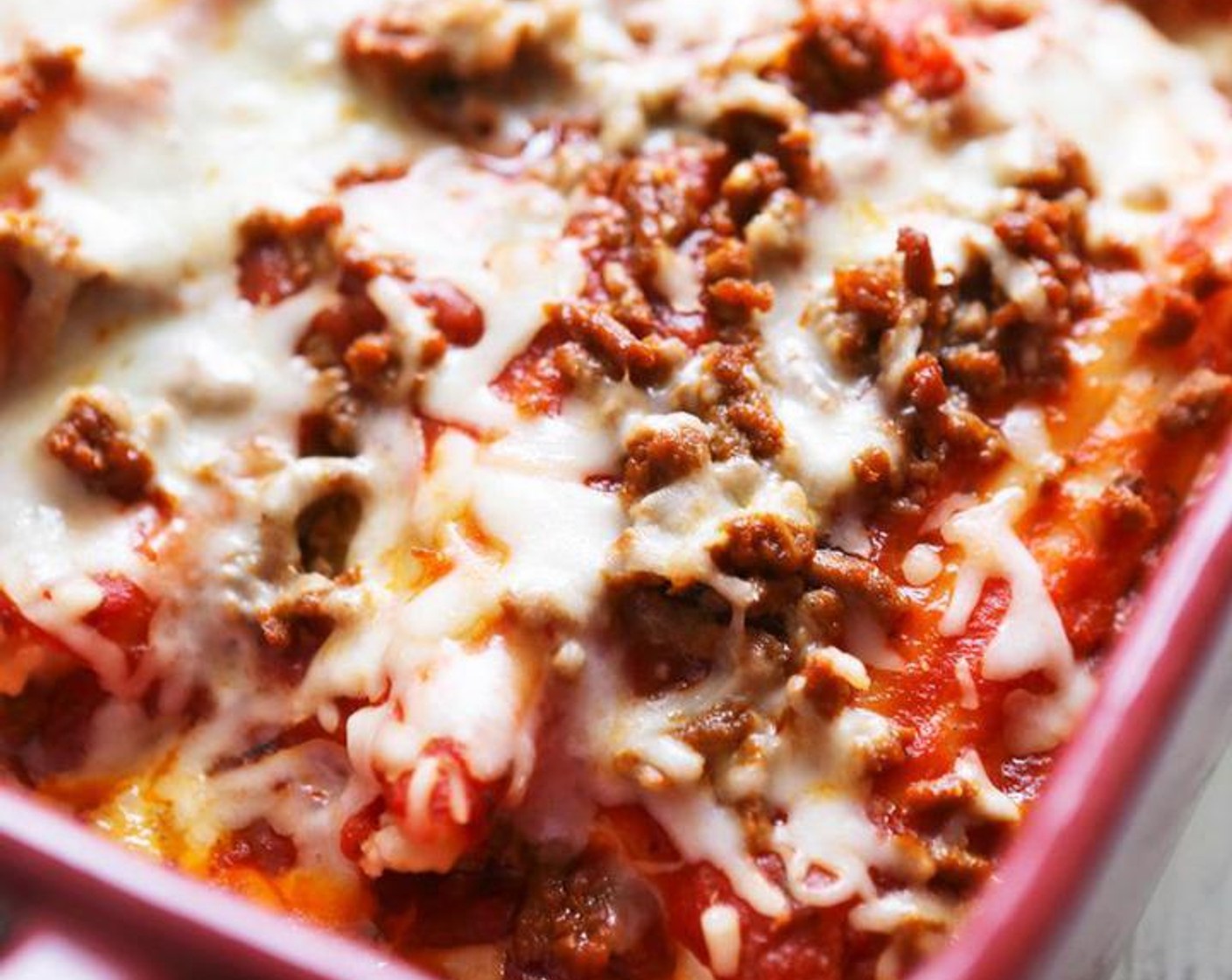 Easy Three-Cheese Manicotti