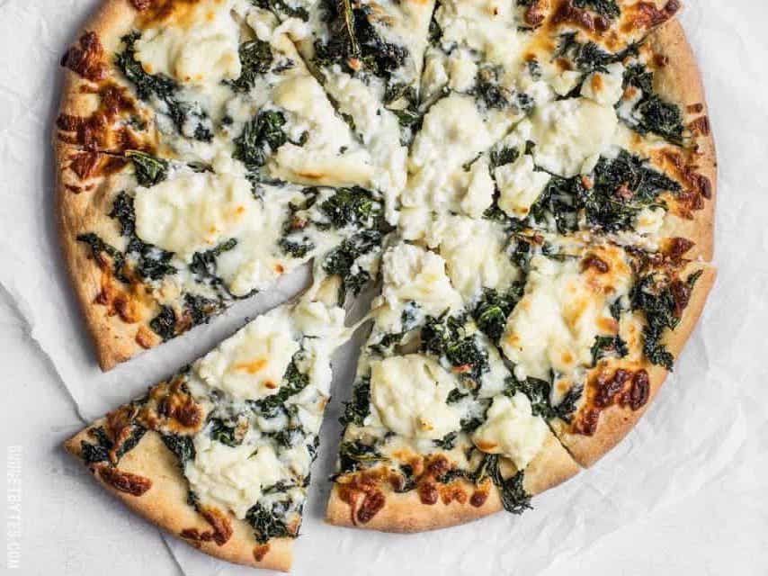 Garlicky Kale And Ricotta Pizza Recipe SideChef