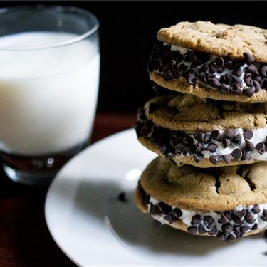 Chocolate Chip Cookie Ice Cream Sandwich Recipe | SideChef