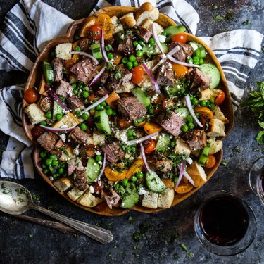 Lamb Za'atar Panzanella Salad Recipe | SideChef