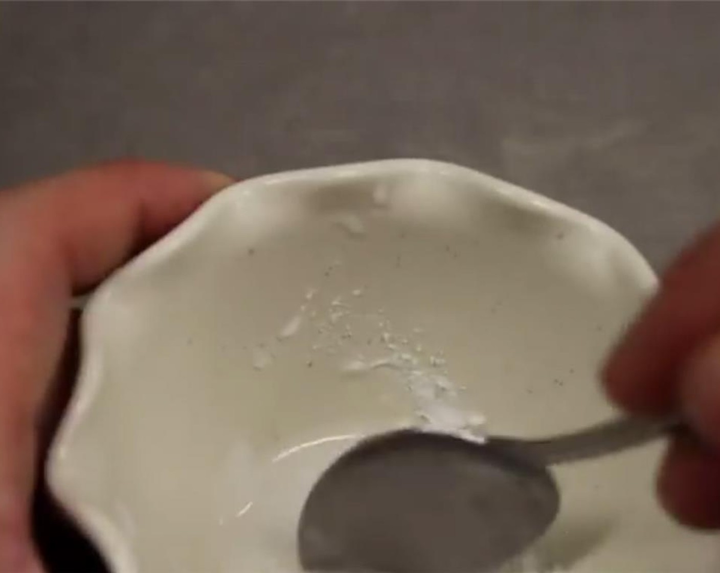 step 8 In a bowl, mix Potato Starch (1 tsp) and Water (2 tsp) to make a cornstarch slurry, and set aside.