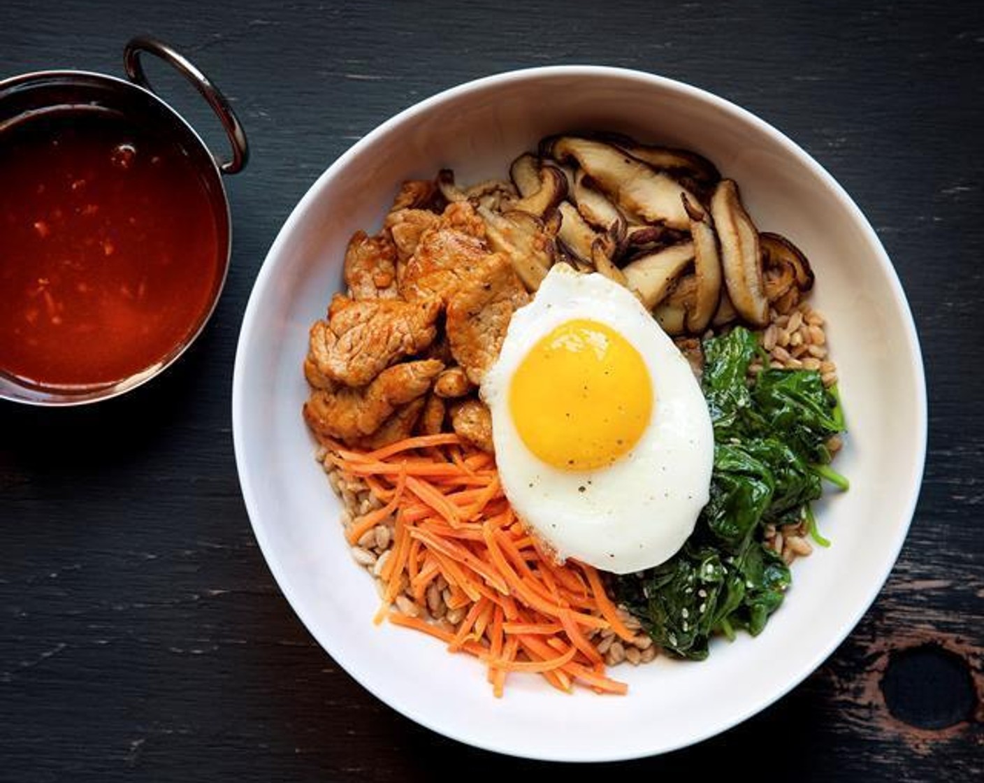 Spicy Korean Pork Farro Bowl