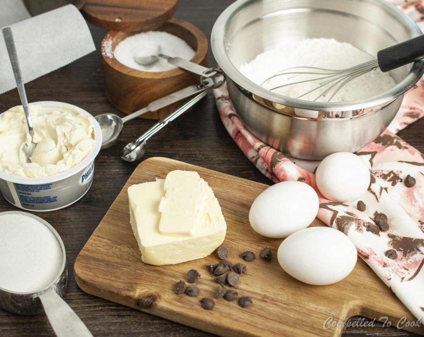 step 5 Beat together Butter (1/2 cup), Cream Cheese (1/2 cup), and Granulated Sugar (3/4 cup) until smooth, scraping the bowl once or twice.