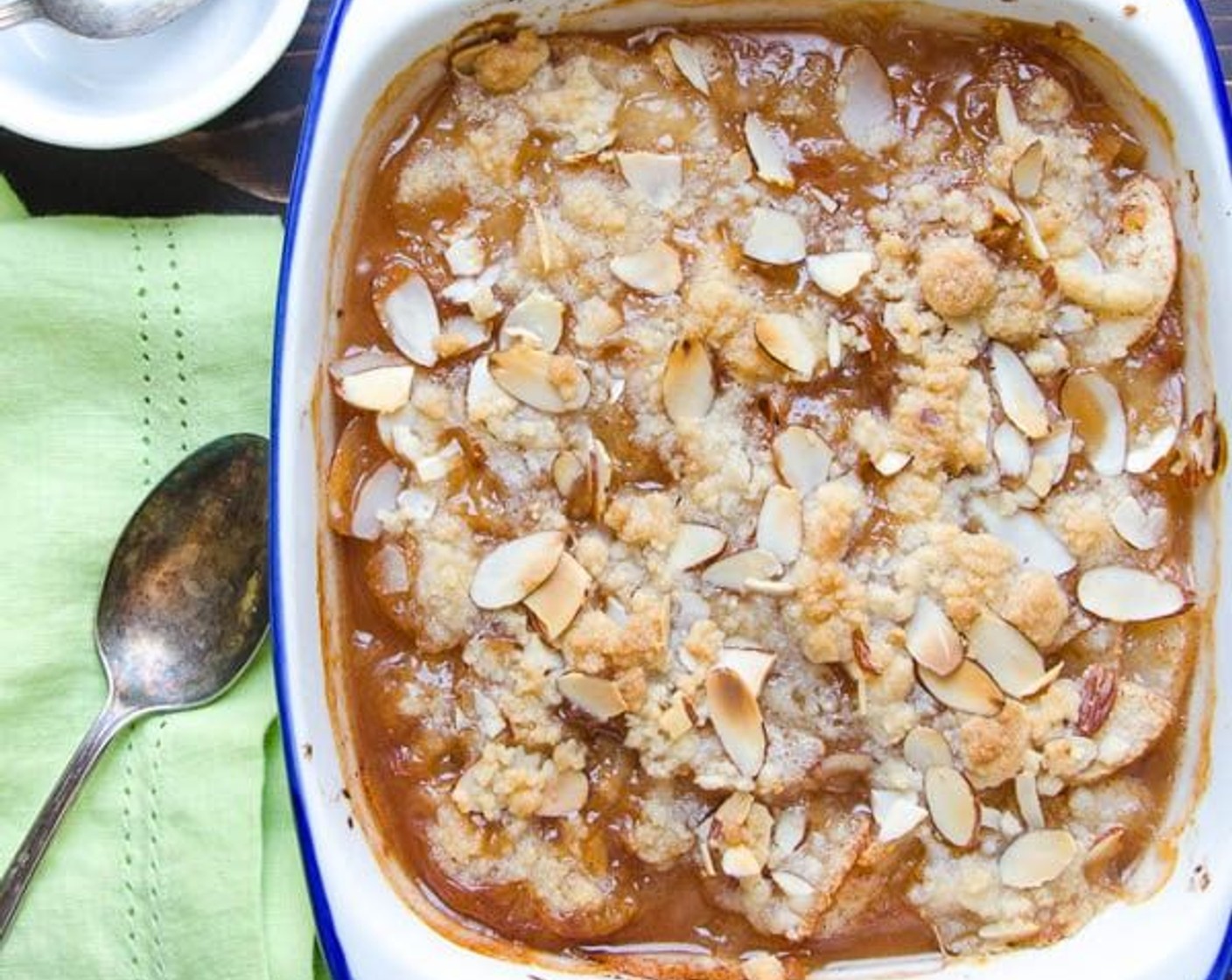 Ginger Pear and Almond Crumble