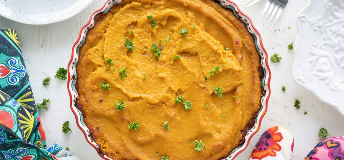 Butternut Squash Lentil Pie Recipe SideChef
