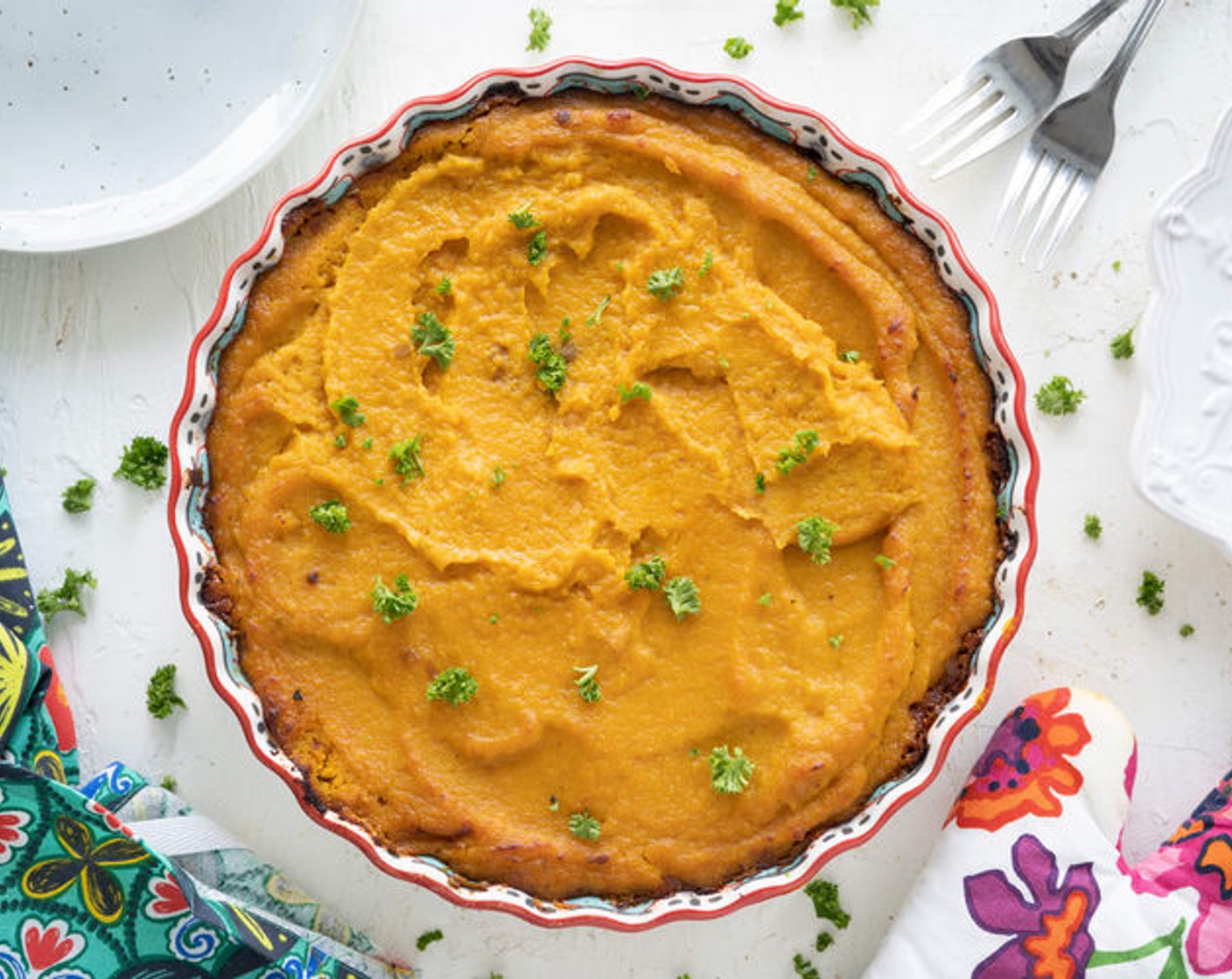 Butternut Squash Lentil Pie