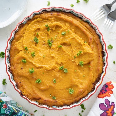Butternut Squash Lentil Pie Recipe | SideChef