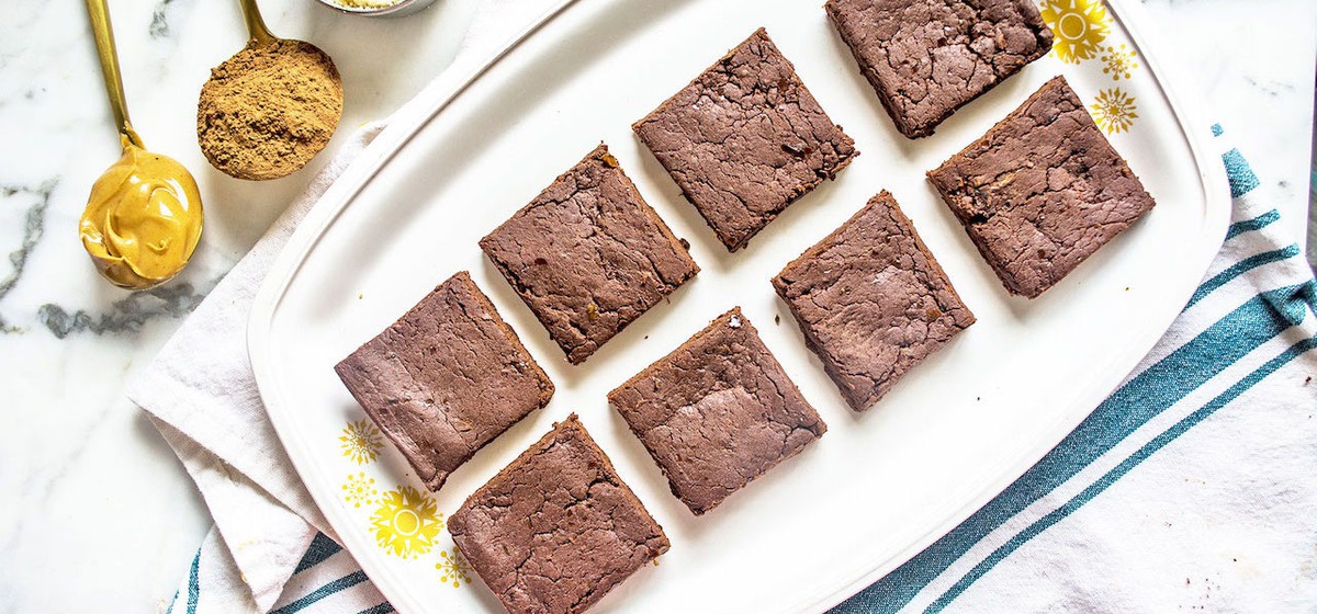 Raw Chocolate Almond Butter Brownies Recipe | SideChef