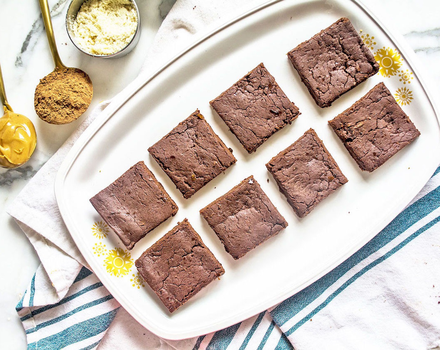 Raw Chocolate Almond Butter Brownies
