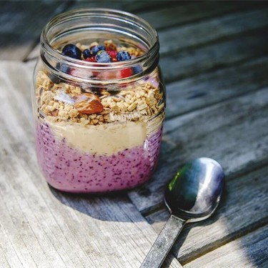 Peanut Butter Jelly Smoothie Bowl Recipe | SideChef
