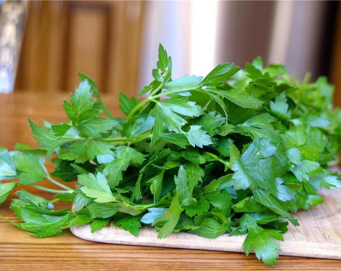 step 1 Preheat oven to 350 degrees F (180 degrees C). Line a baking pan with parchment paper. Chop the Fresh Parsley (1 cup).