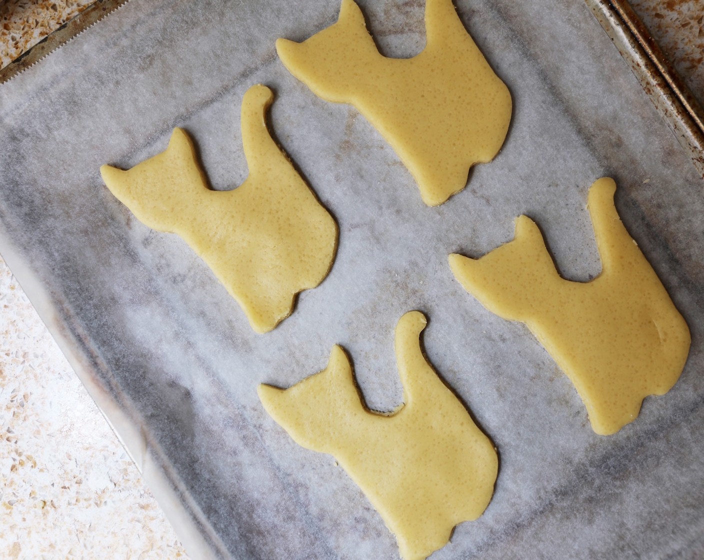 step 7 Place the cookies on a lined baking tray and bake for 6-8 minutes.