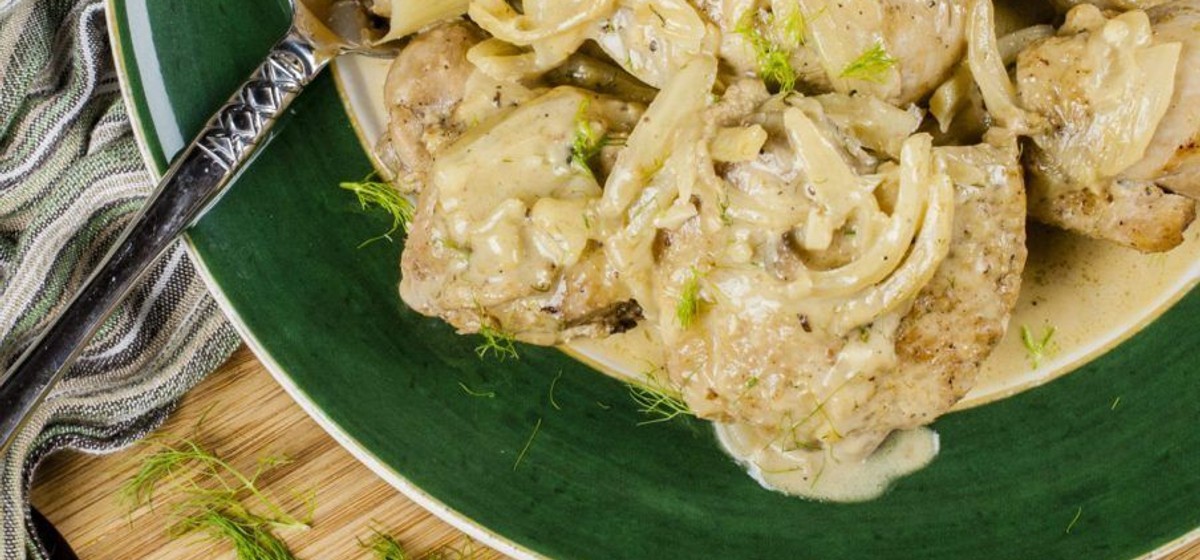 Braised Fennel Chicken Recipe | SideChef