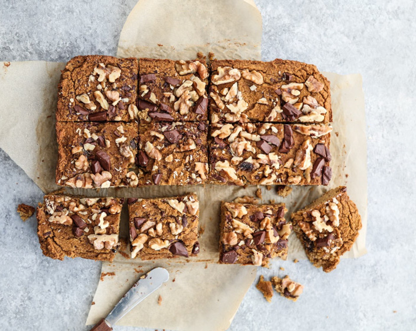 Gluten-Free Pumpkin White Bean Blondies