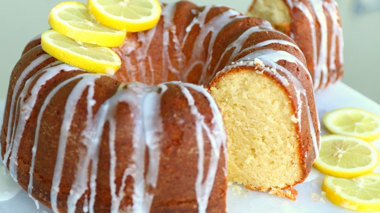 Lemon Pound Cake with Lemon Glaze-image